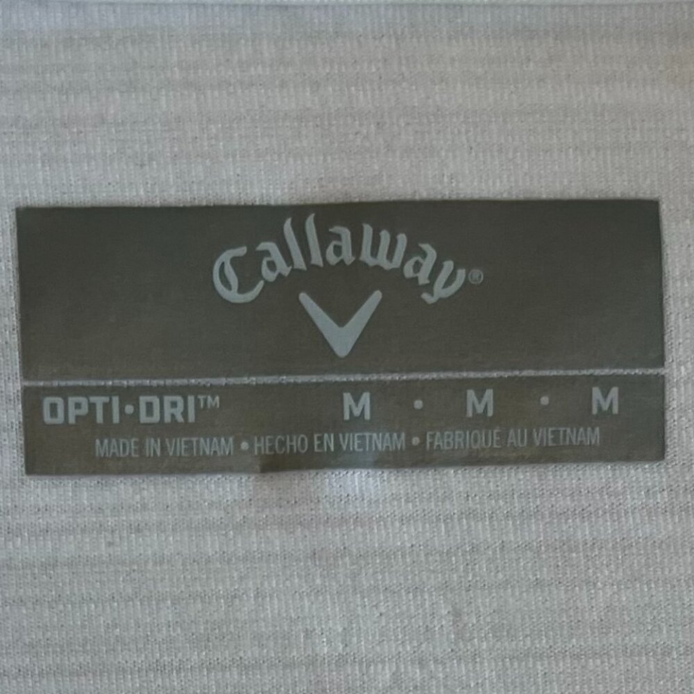 Callaway Opti-Dri White ¼ Zip Long Sleeve Golf Pullover Women’s Medium - Picture 7 of 11
